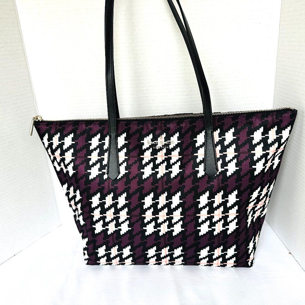 Kate Spade Kitt The Little Better Nylon Large Top Zip Tote Purse Tote